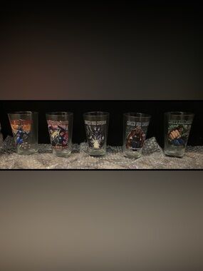 Coheed And Cambria Amory War Pint Glass Set Of 5 *Extremely Rare*